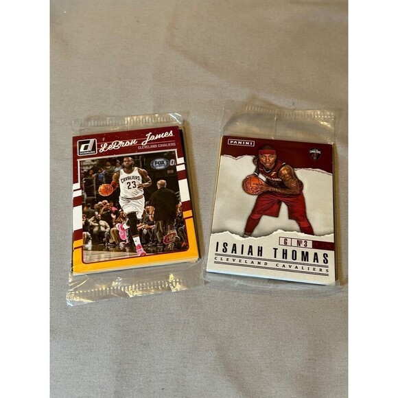 NBA Cleveland Cavaliers Panini Funk Card Packs New Sealed 5 Cards Per Pack 2017 - Picture 1 of 2